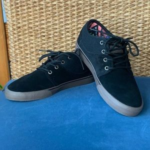 Mark Appleyard Mahalo Black/Tobacco Gum Men’s 9 Skateboard Shoe New in Box Globe